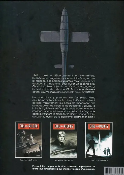 Verso de l'album Ciel sans pilote Tome 2 Le Crépuscule des V1