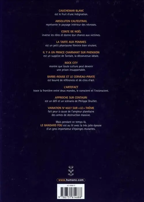 Verso de l'album Cauchemar blanc Cauchemar blanc - Le Bandard fou