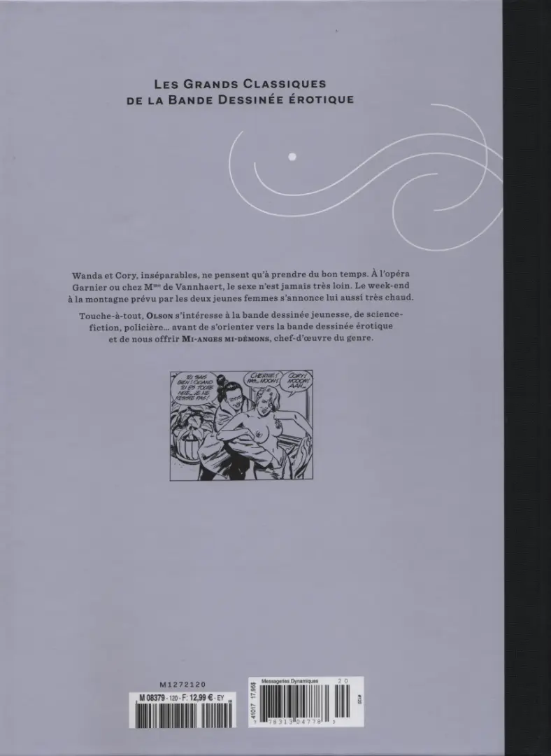 Verso de l'album Les Grands Classiques de la Bande Dessinée Érotique - La Collection Tome 120 Mi-anges mi-démons - Tome 2