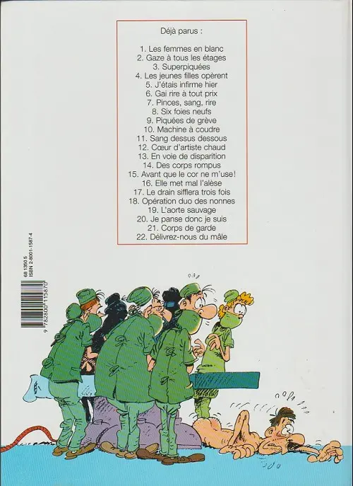Verso de l'album Les Femmes en Blanc Tome 4 Les jeunes filles opèrent