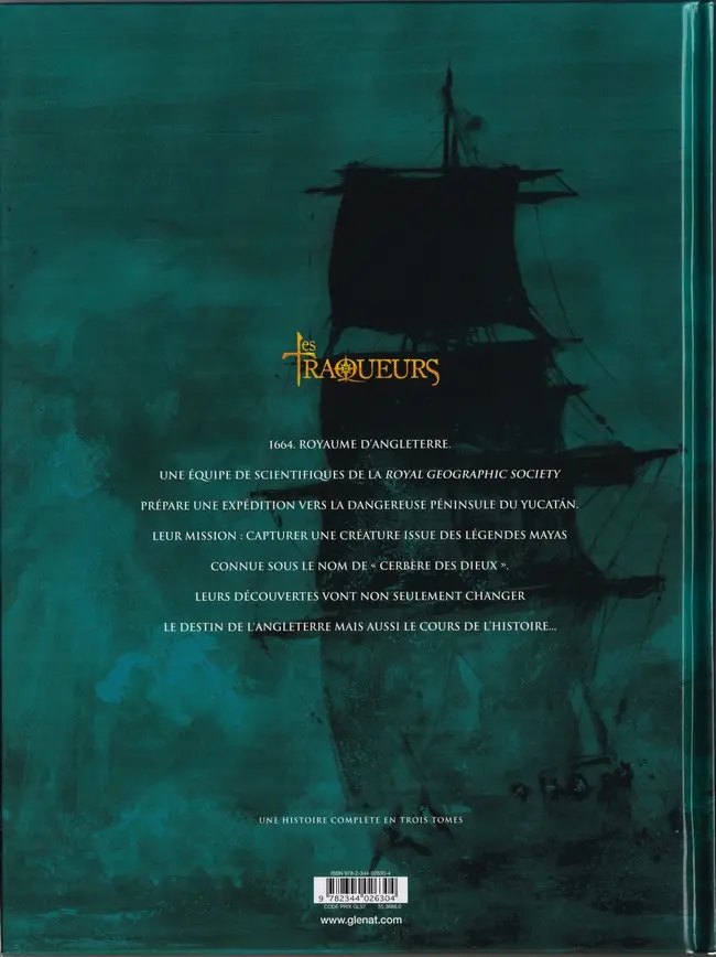 Verso de l'album Les Traqueurs Tome 3 La dernière chasse
