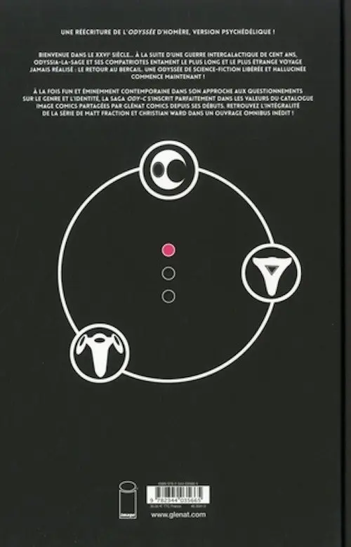 Verso de l'album ODY-C