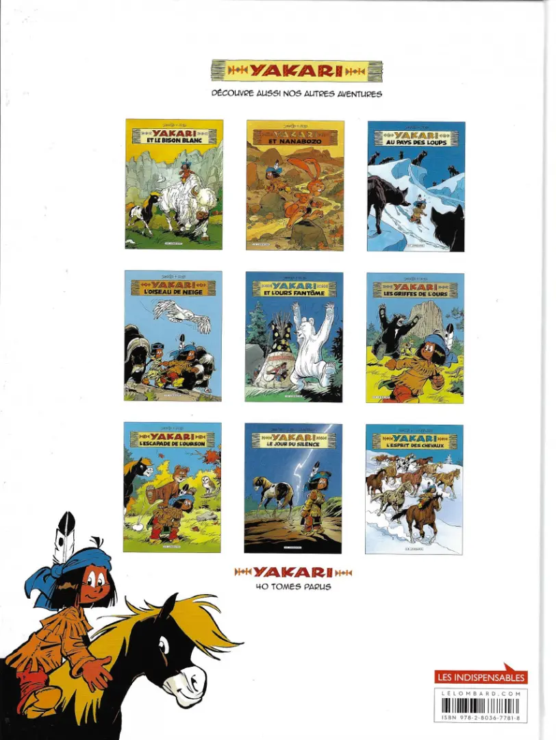 Verso de l'album Yakari Tome 10 Le grand terrier