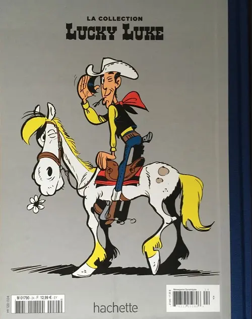Verso de l'album Lucky Luke La collection Tome 24 Des barbelés sur la prairie