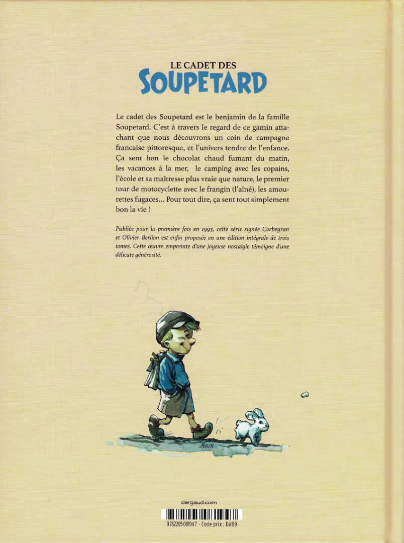 Verso de l'album Le Cadet des Soupetard Tome 1/3 L'intégrale