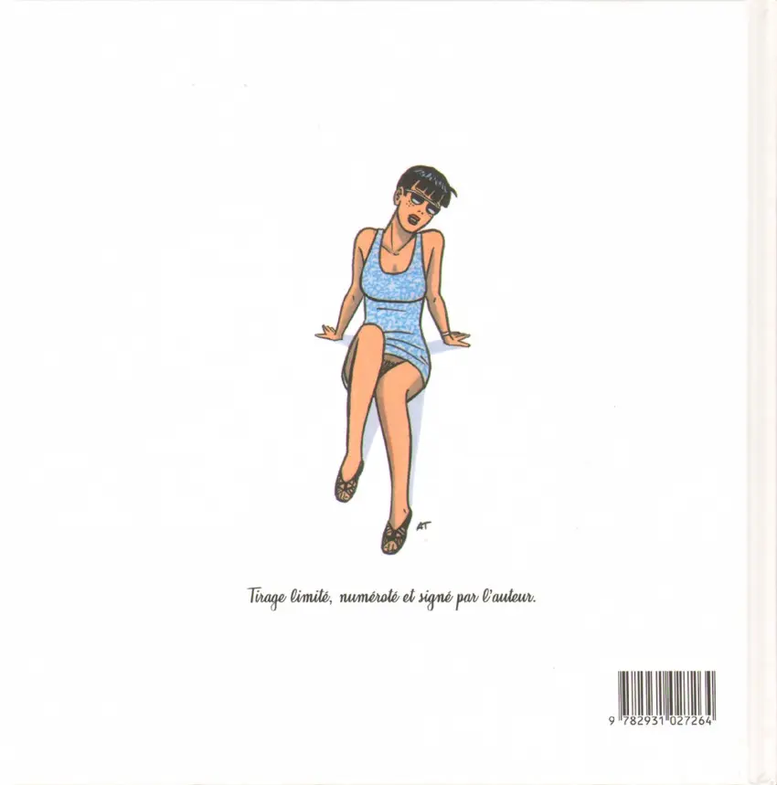 Verso de l'album Caroline Baldwin Poses
