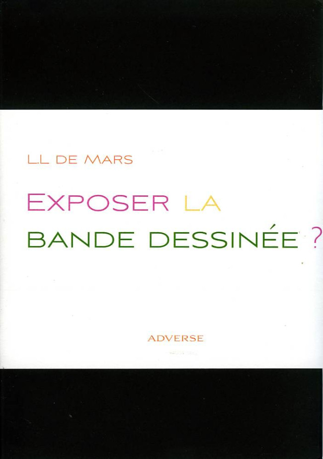 Verso de l'album Exposer la Bande Dessinée