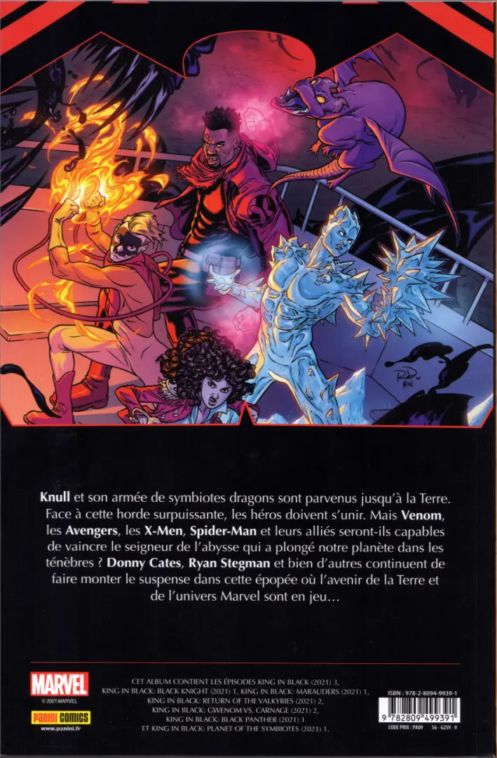 Verso de l'album King in black Volume 2/4