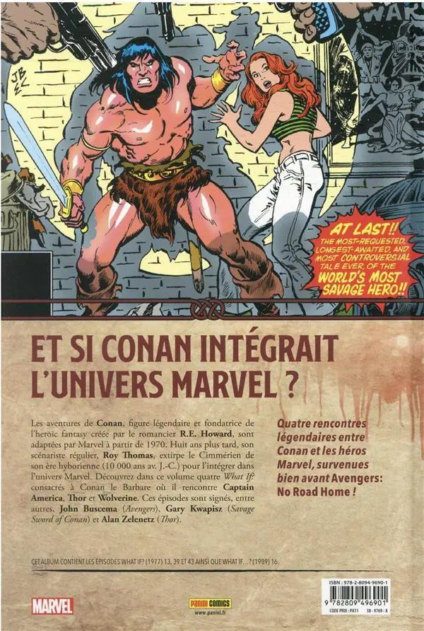 Verso de l'album Conan - What if ?