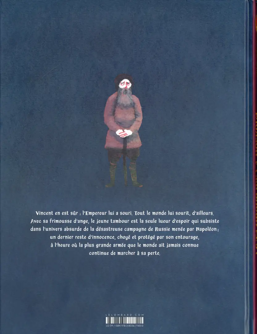 Verso de l'album Le tambour de la Moskova