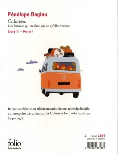 Verso de l'album Culottées - Des femmes qui ne font que ce qu'elles veulent Livre II - Partie 1