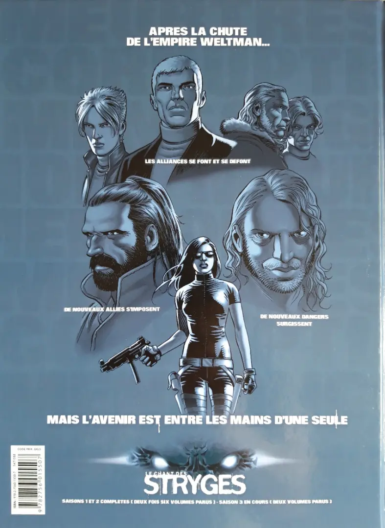 Verso de l'album Le Chant des Stryges Tome 13 Pouvoirs