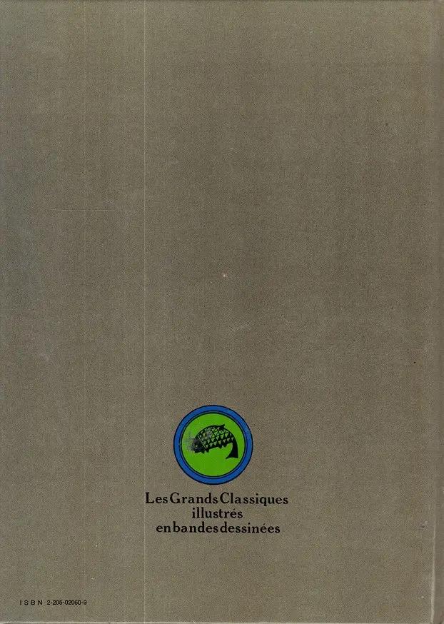 Verso de l'album Le dernier des Mohicans