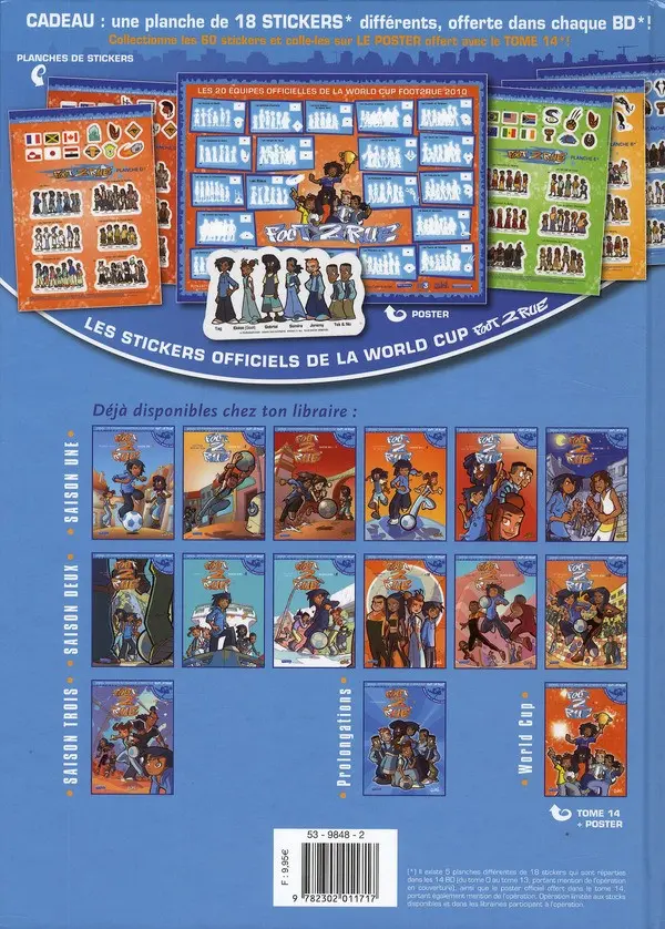 Verso de l'album Foot 2 rue Tome 4 Les ennemis de l'ombre