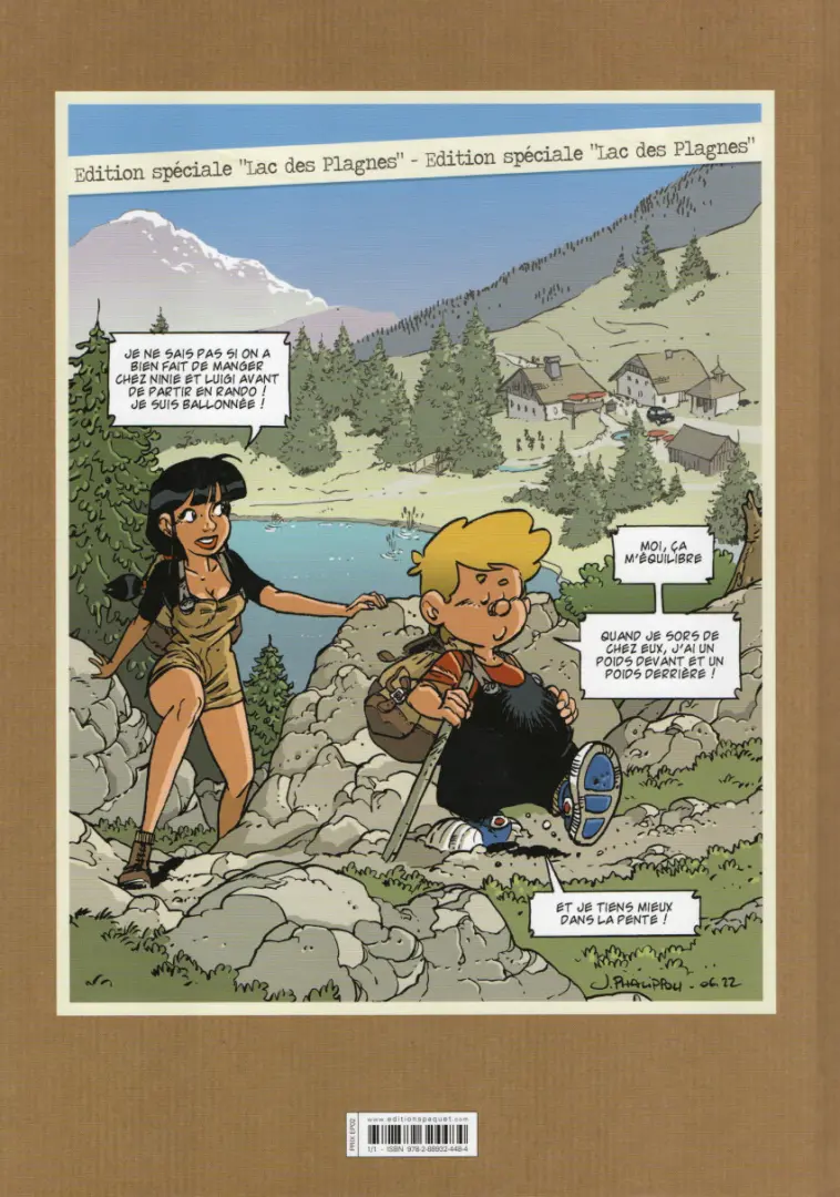 Verso de l'album Les Pieds sur Terre... Tome 3 La Nature te le rendra