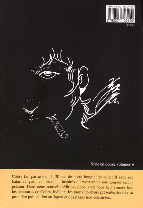 Verso de l'album Cobra - The Space Pirate 10