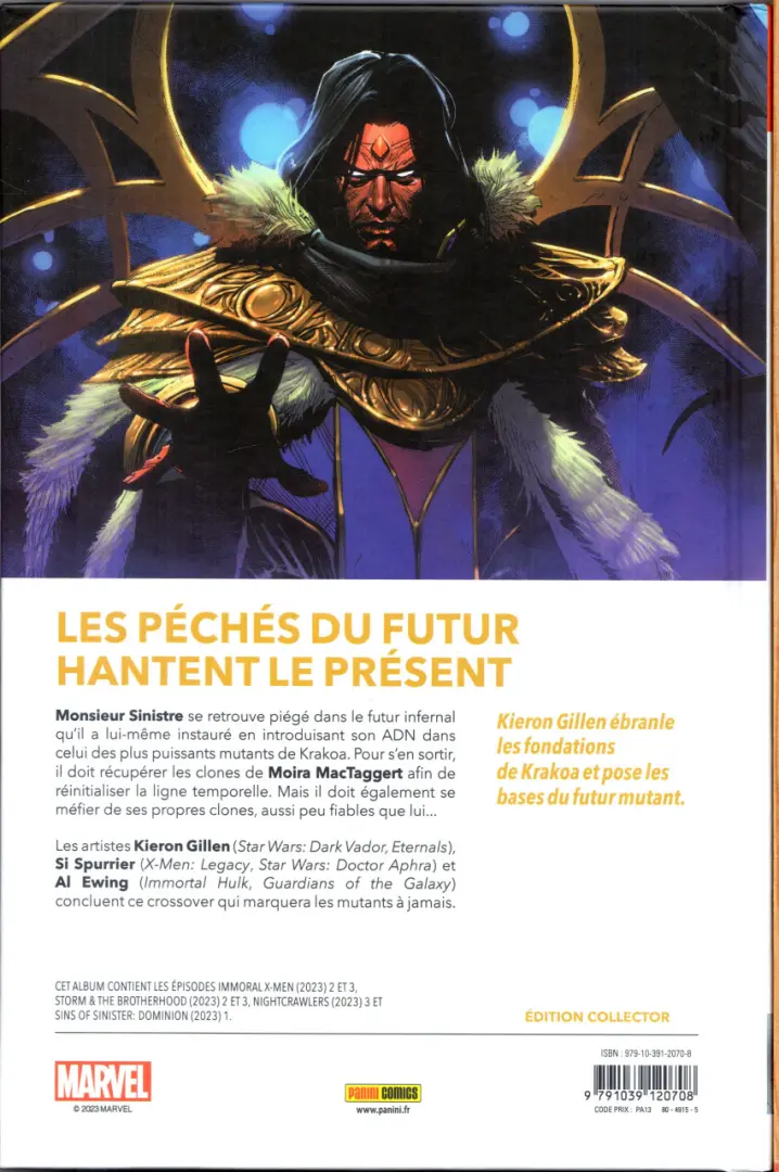 Verso de l'album Sins of Sinister Volume 2/2