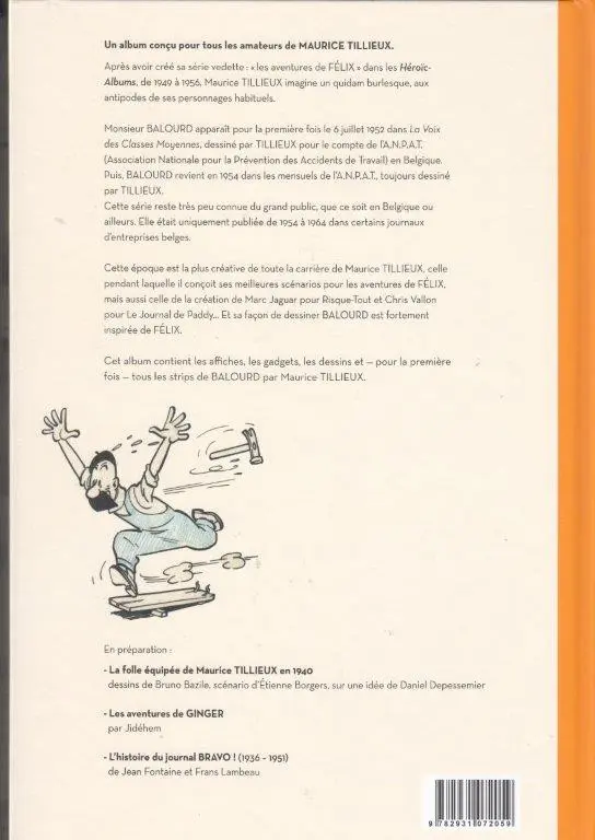 Verso de l'album Les mésaventures de monsieur Balourd Balourd & Co