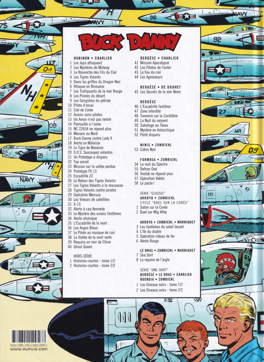 Verso de l'album Buck Danny Tome 49 La Nuit du serpent