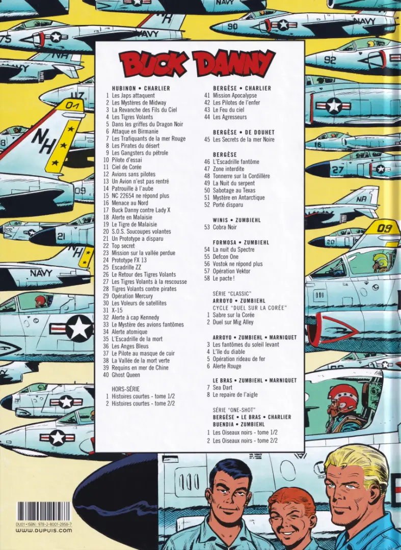 Verso de l'album Buck Danny Tome 49 La Nuit du serpent