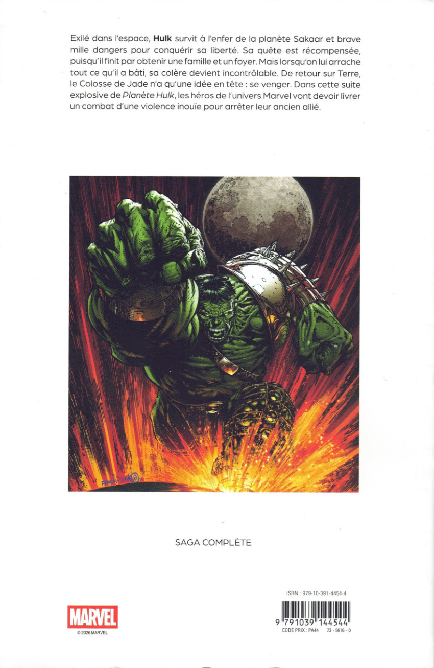 Verso de l'album World War Hulk
