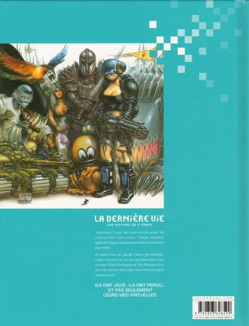 Verso de l'album La Dernière vie Tome 1