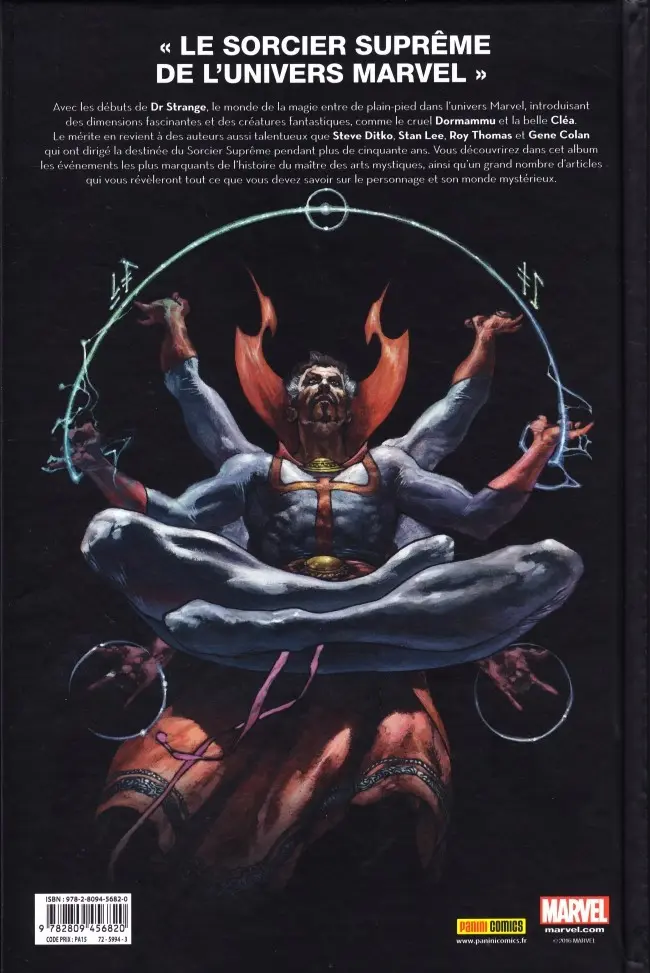 Verso de l'album Je suis Doctor Strange