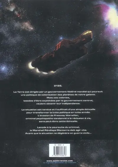 Verso de l'album Fédération Tome 1 Carcéral