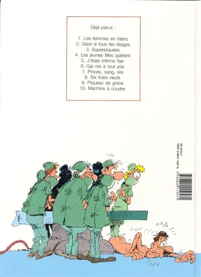 Verso de l'album Les Femmes en Blanc Tome 10 Machine à coudre
