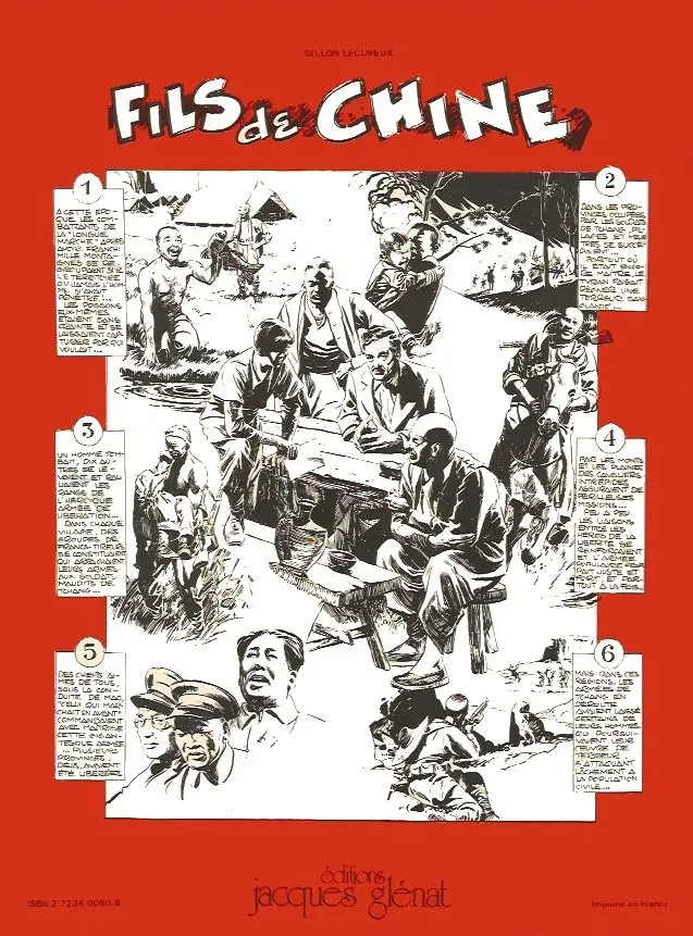 Verso de l'album Fils de Chine
