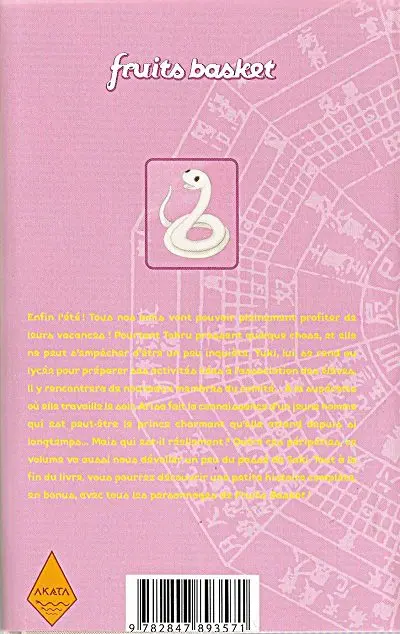 Verso de l'album Fruits basket 9