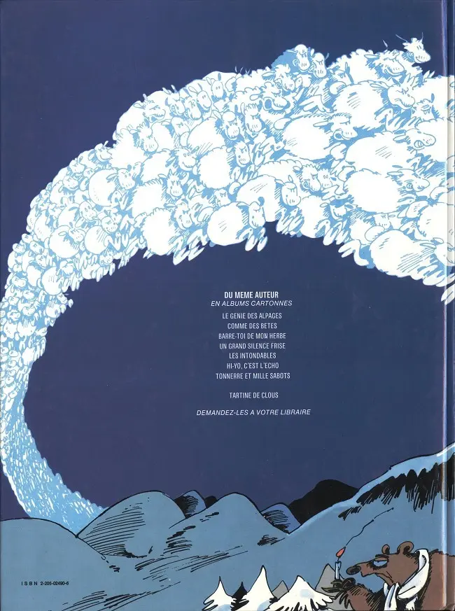 Verso de l'album Le Génie des Alpages Tome 7 Tonnerre, et mille sabots !!