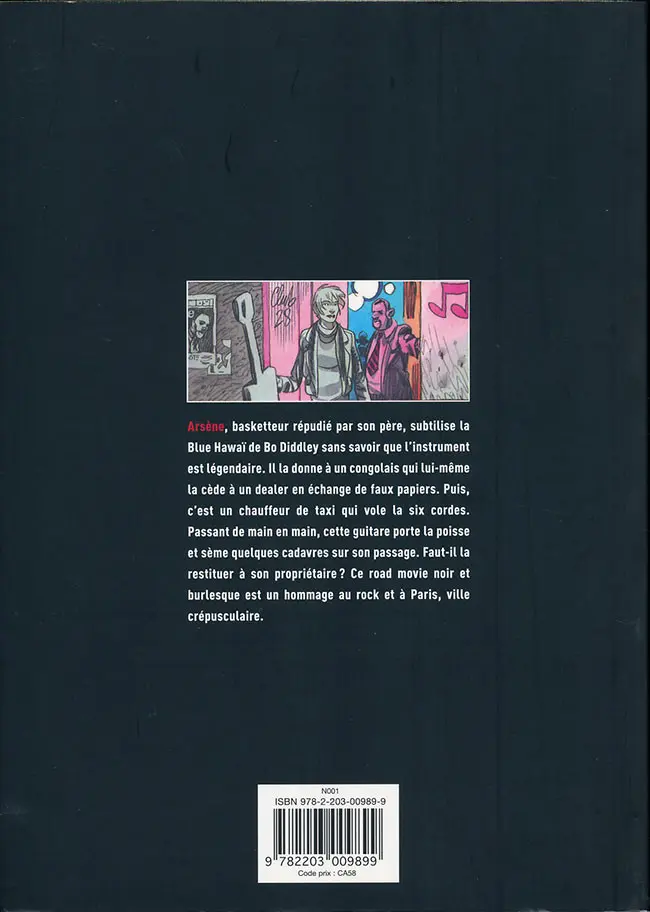 Verso de l'album La Guitare de Bo Diddley