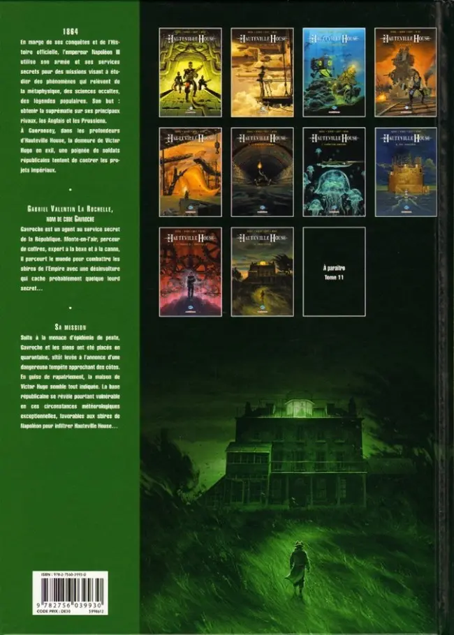 Verso de l'album Hauteville House Tome 10 Jack Tupper