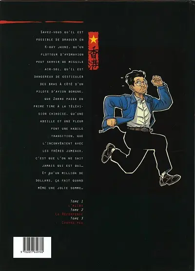 Verso de l'album Hong Kong Triad Tome 3 Couvre-feu