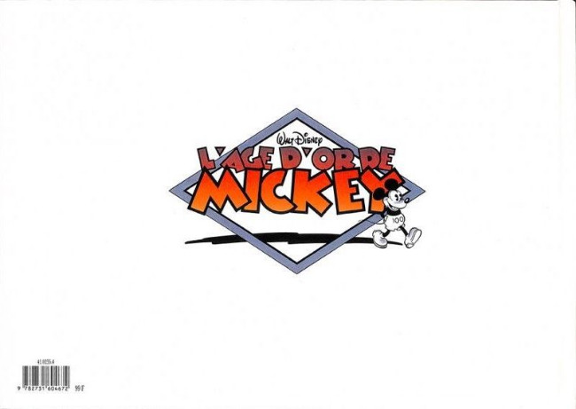 Verso de l'album L'âge d'or de Mickey Tome 4 Mickey et l'île volante