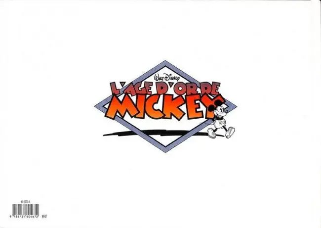 Verso de l'album L'âge d'or de Mickey Tome 4 Mickey et l'île volante