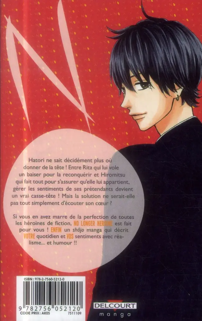 Verso de l'album No longer heroine 8
