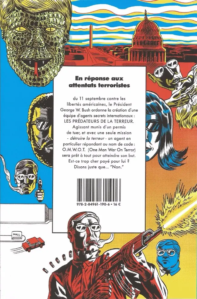 Verso de l'album O.M.W.O.T. 1 One Man War On Terror