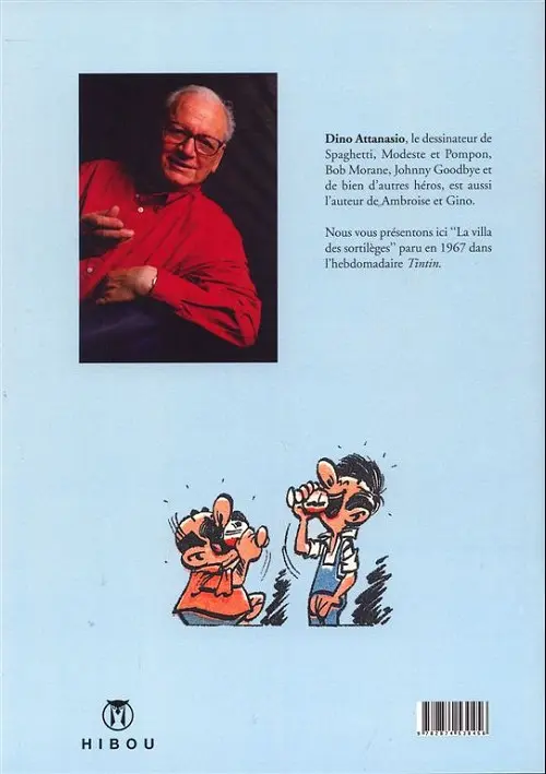 Verso de l'album Ambroise & Gino Tome 3 La villa des sortilèges