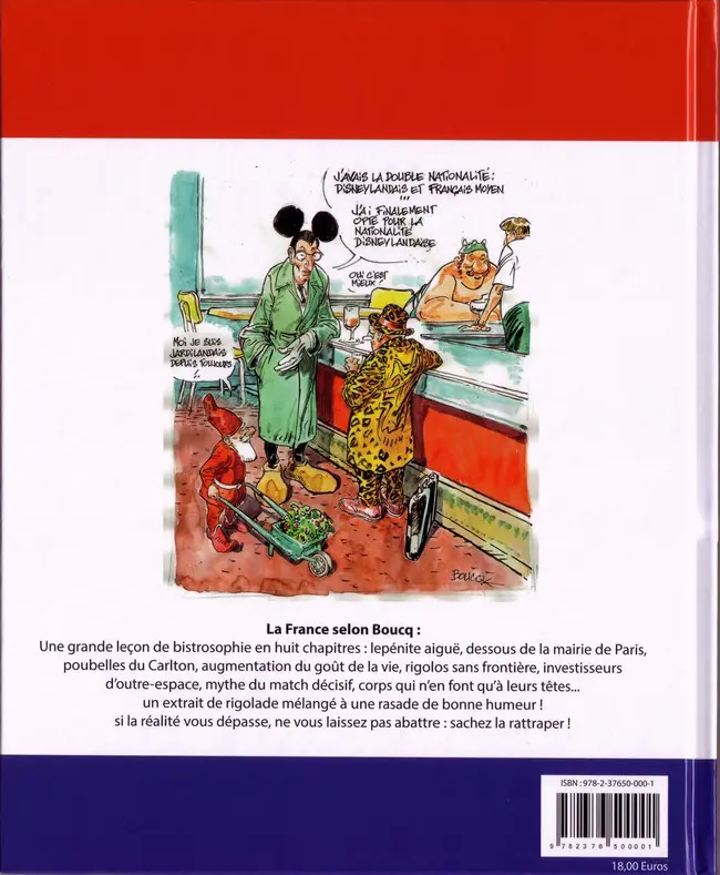 Verso de l'album Portrait de la France