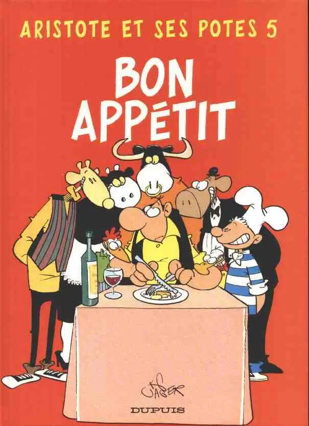 Couverture de l'album Aristote et ses Potes Tome 5 Bon appétit