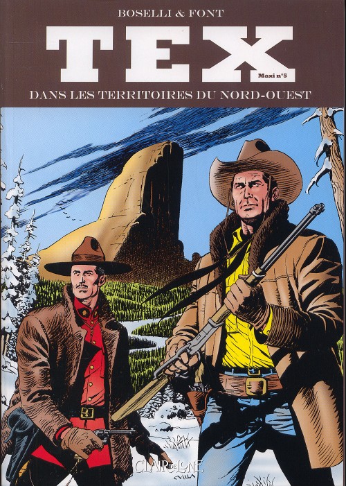 Couverture de l'album Tex (Maxi) Tome 5 Dans les territoires du Nord-Ouest