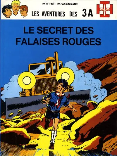 Couverture de l'album Les aventures des 3 A Tome 3 Le secret des falaises rouges