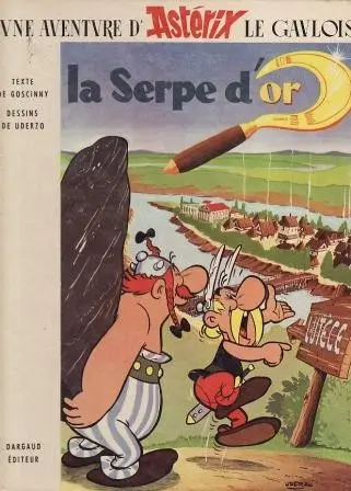 Couverture de l'album Astérix Tome 2 La serpe d'or