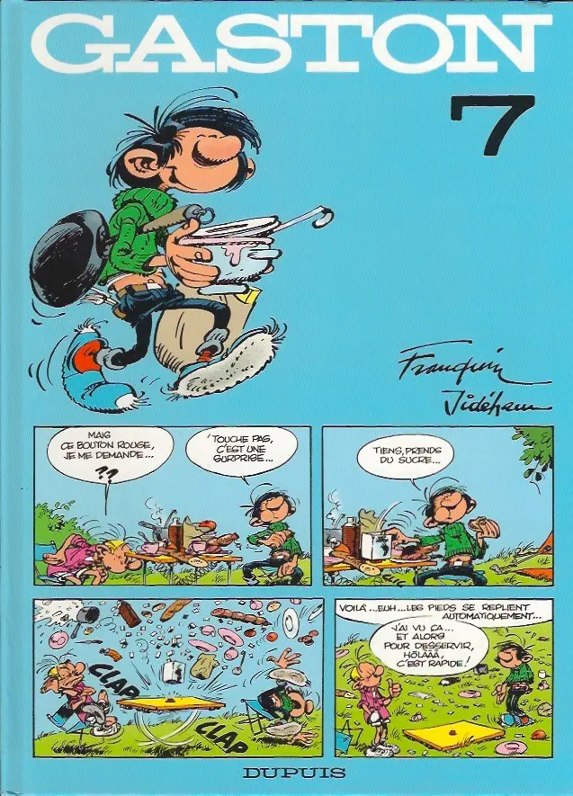 Couverture de l'album Gaston Tome 7 Édition spéciale 40e anniversaire