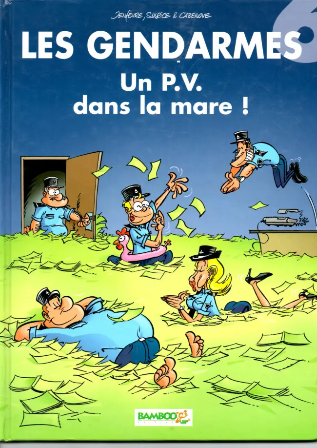 Couverture de l'album Les Gendarmes Tome 6 Un P.V. dans la mare !