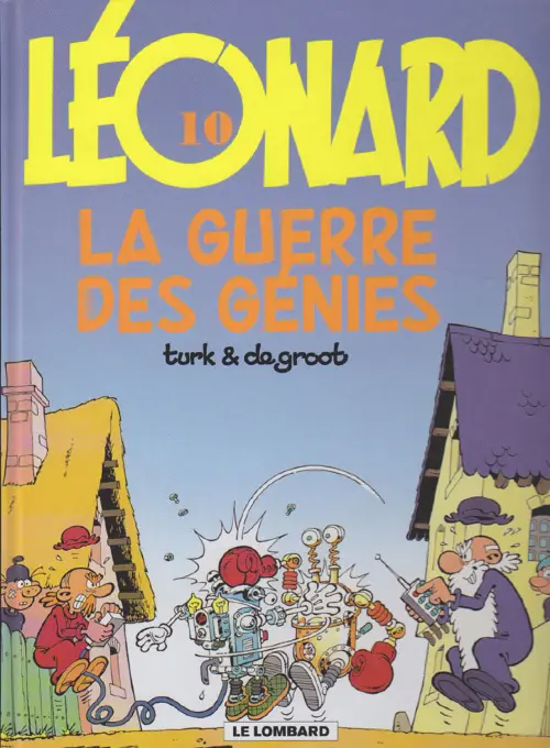 Couverture de l'album Léonard Tome 10 La guerre des génies
