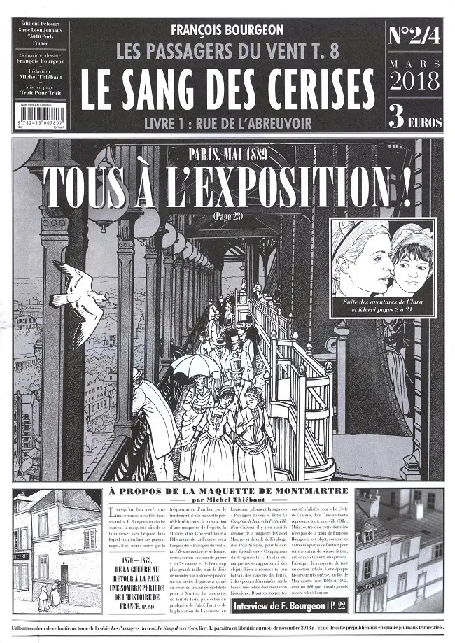 Couverture de l'album Les Passagers du vent Tome 8 Le Sang des cerises - Livre 1 (2/4)