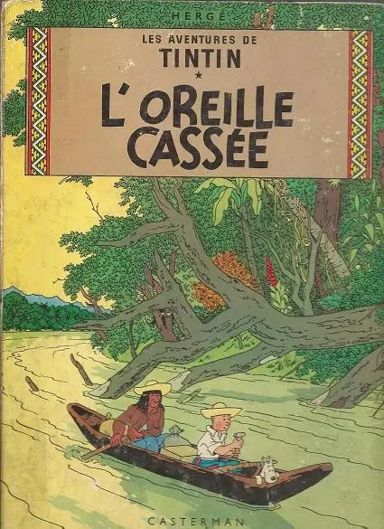 Couverture de l'album Tintin Tome 6 L'oreillle cassée